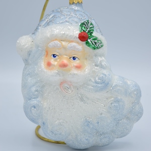 Beautiful Christmas Ornament, Blown, Glass Christmas Decoration, Christmas Tree, Hand made, Poland, Unique,Nantie Family, Christmas Eve