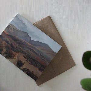 Cartão de felicitações do Monte Bierstadt