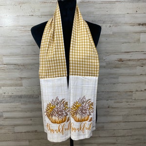 Kitchen Scarf, Kitchen BOA, Kitchen Towel, Baker&#39;s BOA, Neck Towel, Dish Towel, Dish BOA, Tea Towel, Towel Scarf, Towel Boa, Kitchen Cowl