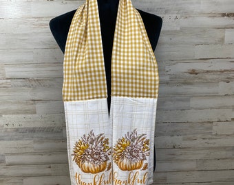 kitchen scarf towel pattern