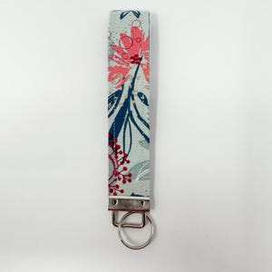 Large Fabric Keychain Wristlet | Handmade Key Fob | Cute Fabric Keychain | Wrist Lanyard Key Holder