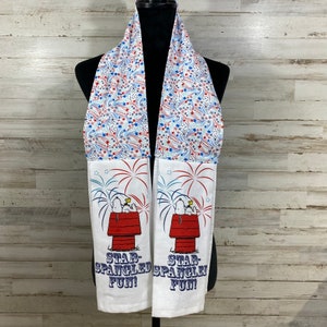 Kitchen Scarf, Kitchen BOA, Kitchen Towel, Baker&#39;s BOA, Neck Towel, Dish Towel, Dish BOA, Tea Towel, Towel Scarf, Towel Boa, Kitchen Cowl