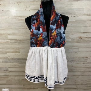 Kitchen Scarf, Kitchen BOA, Kitchen Towel, Baker&#39;s BOA, Neck Towel, Dish Towel, Dish BOA, Tea Towel, Towel Scarf, Towel Boa, Kitchen Cowl