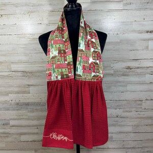 Kitchen Scarf, Kitchen BOA, Kitchen Towel, Baker&#39;s BOA, Neck Towel, Dish Towel, Dish BOA, Tea Towel, Towel Scarf, Towel Boa, Kitchen Cowl