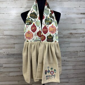 Kitchen Scarf, Kitchen BOA, Kitchen Towel, Baker&#39;s BOA, Neck Towel, Dish Towel, Dish BOA, Tea Towel, Towel Scarf, Towel Boa, Kitchen Cowl