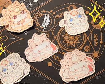 Soufflé Tiger Pancake Stickers