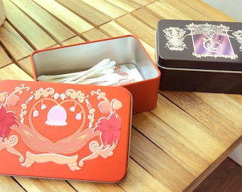 XIV Inspired Healer Embossed Tins