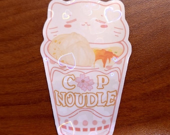 Sakura Cap Noudle Sticker