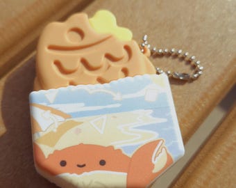 Taiyaki al granchio e crema pasticcera