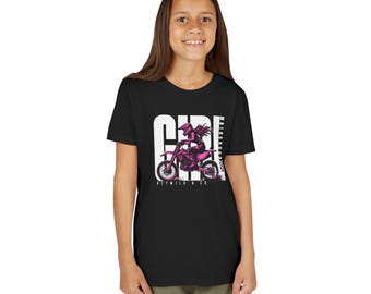 Motocross Girl T Shirt, KIDS Custom Shirt, Kids Racing Shirt, Dirt Bike Shirt, Custom Race Shirt, Custom Shirt, Motocross, Supercross