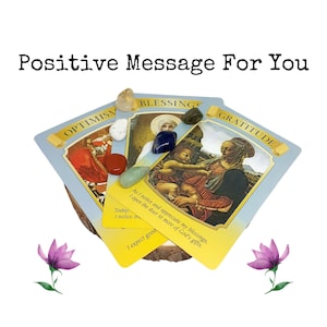 POSITIEVE KAARTBERICHT / positieve energie / positieve bedoelingen / Oracle Card Message / Miracle / Zegeningen / Hoop / Positief Citaat / Positief