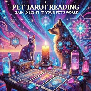 Op maat gemaakte paranormaal begaafde tarotlegging voor huisdieren, tarotlezen voor dieren