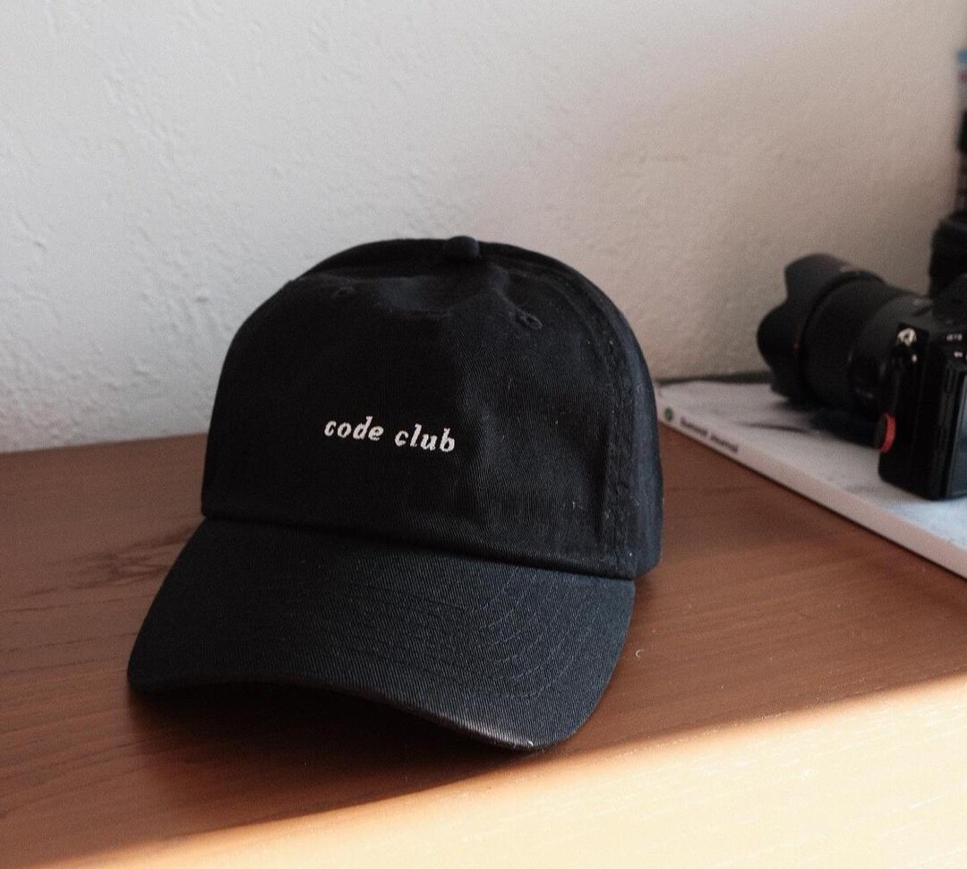 Coding Hat Embroidered With