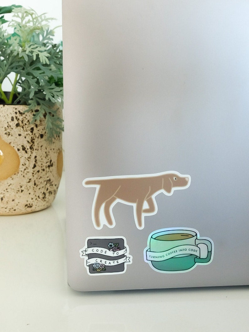 Programmer, Developer, Software Engineer "Turning Coffee Into Code" Sticker image 3