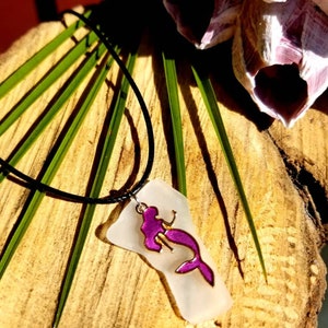 Mermaid & seaglass necklace