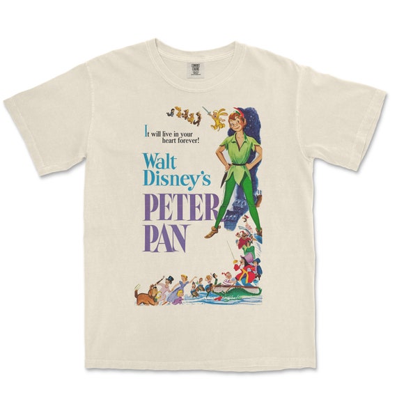 Peter Pan Shirt, Vintage Peter Pan, Disney Shirt, Vintage Disney Shirt, Comfort Colors Shirt, Vintage Style Shirt, (Not Vintage)
