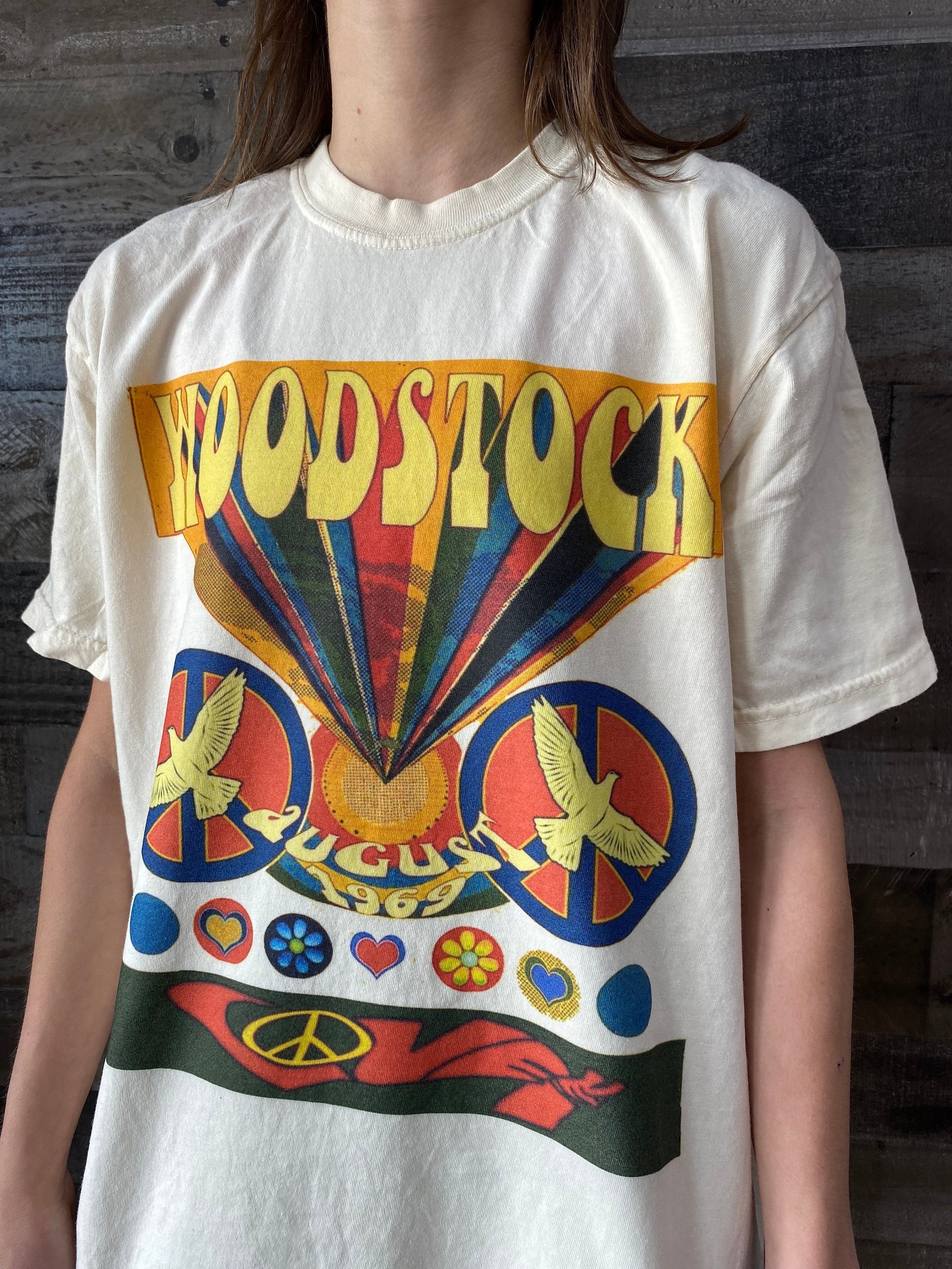☆安心の定価販売☆】 古着 90年代 GEM WOOD STOCK 1969 ウッド