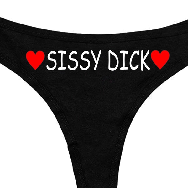 Sissy Dick,Hot Wife Clothies,Daddy Slut Thong, Sexy HotWife Panties, Valentine Sexy Gift, Hotwife Panties,Hotwife Lingerie,Hardcore