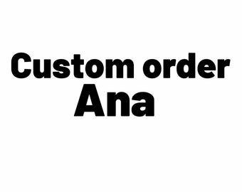 Commande personnalisée Ana