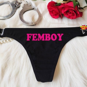 Femboy Thong, Sissy Boy Panties,Lingerie For Sissies, Cuckold Lingerie, Sexy Sissy Panties ,Naughty Femboy Thong, Submissive Panty, Mistress