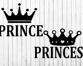 Download Prince Princess Svg Etsy