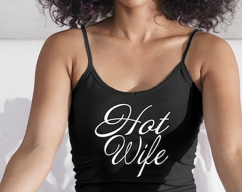 Hot Wife Camisole,Personalized Cami Tank Top, Hot Wife Clothing,Camisole Set,Camisole Lingerie, Set Of Cami Thong Bikini Boyshorts