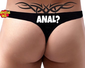 Anal Mens Naughty Thong Brief Funny Husband Thong Gift Anniversary Gift Honeymoon Outfit Funny Mens Underwear Valentines Day Gay Unerwear
