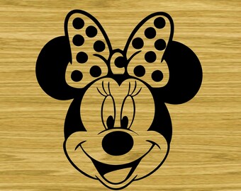 Minnie Mouse Cameo Etsy