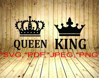 Free Free 347 King And Queen Crown Svg Free SVG PNG EPS DXF File
