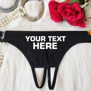 Open Panties Sexy Personalized Panties Custom Panties Custom Lingerie Custom Underwear Fetish Panties Personalized Thong Women Panties