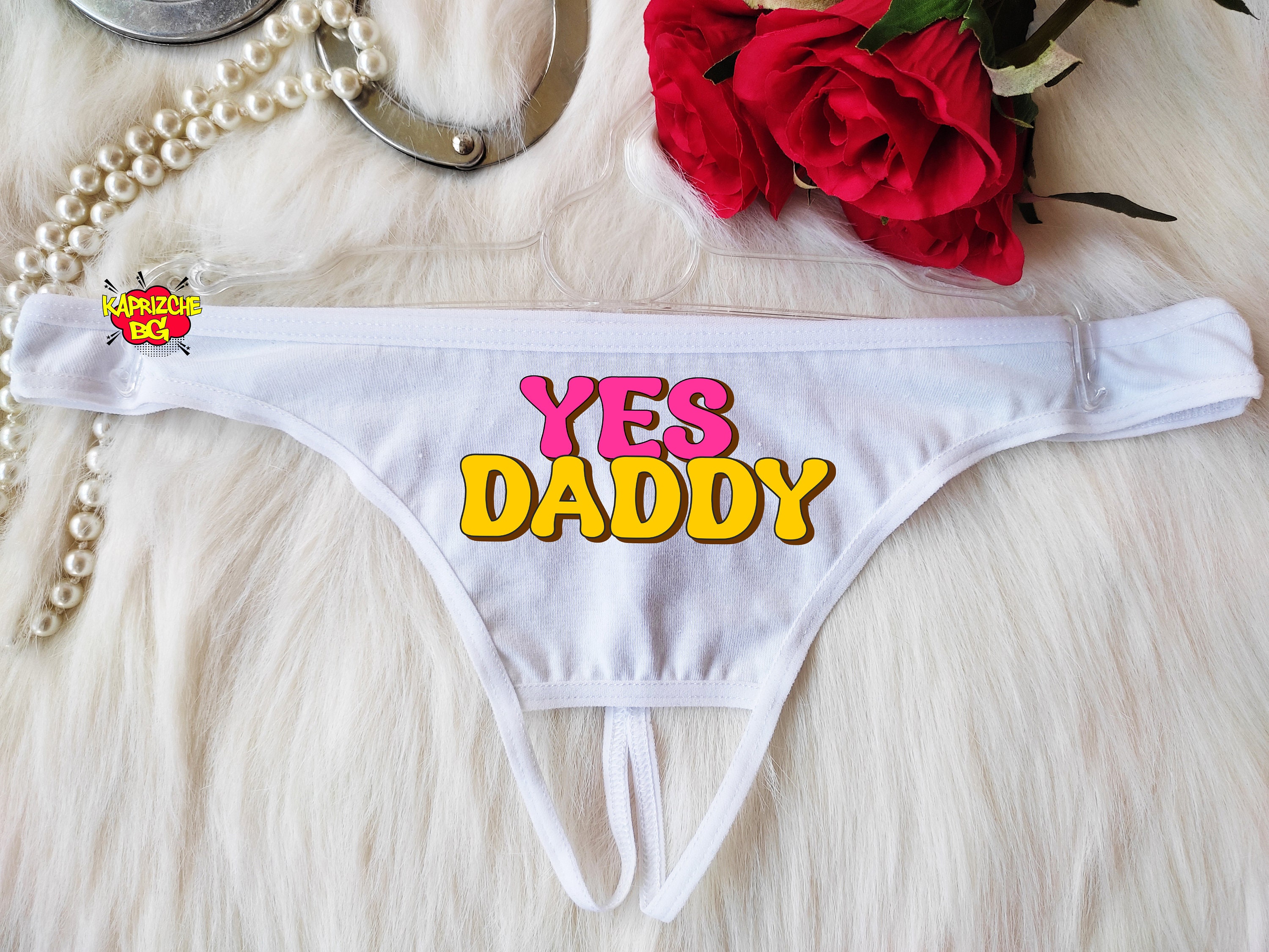 zdhoor Woman Yes Daddy Prints Naughty Panties Underwear Low Rise Bikini  Briefs Thong Boyshorts Black X-Large : : Clothing, Shoes &  Accessories