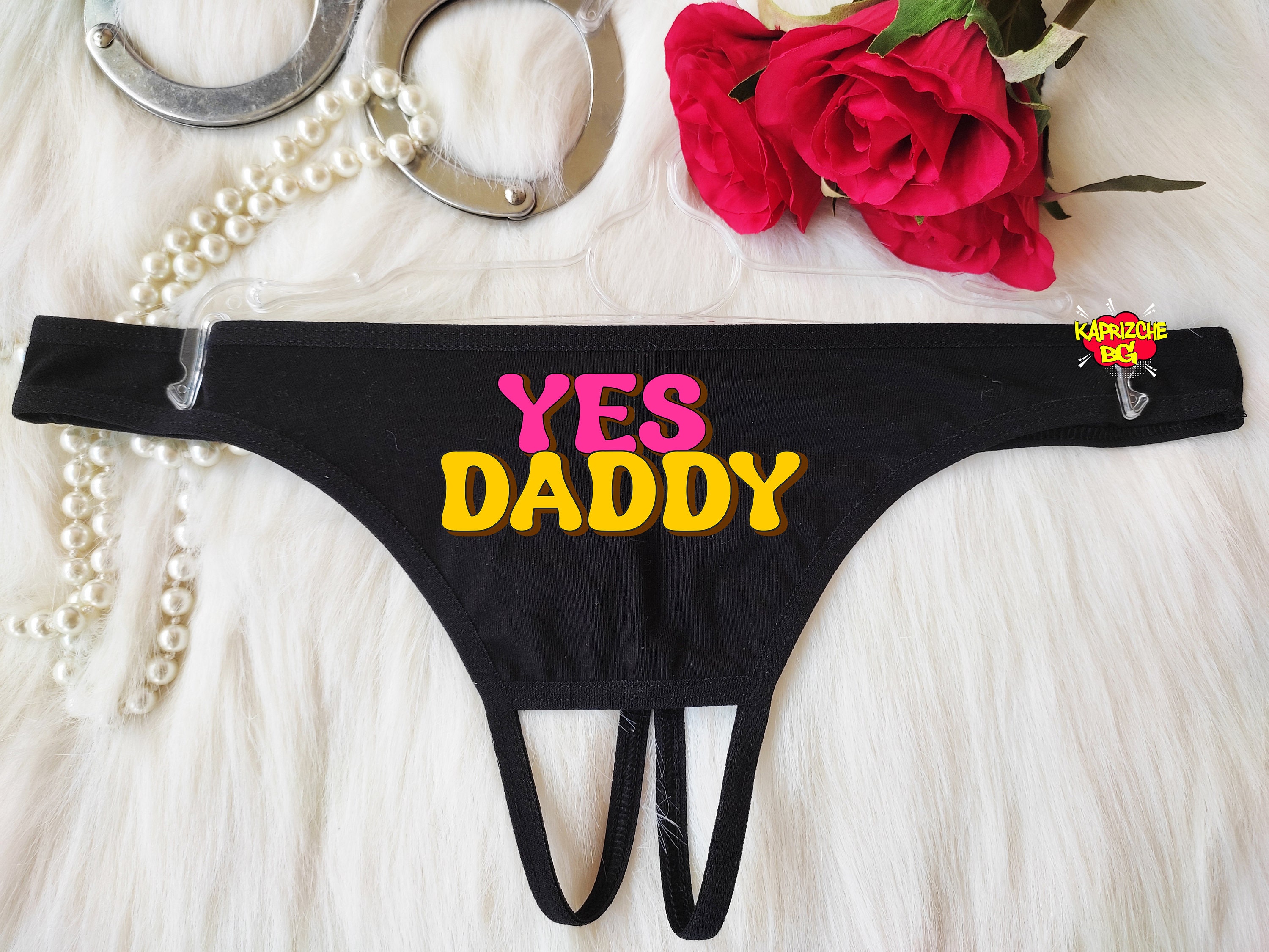 Si Papi Panties DDLG Clothing Sexy Slutty Cute Submissive Funny Panties  Booty Yes Daddy Bachelorette Gift Panties Booty Womens Underwear -   Canada