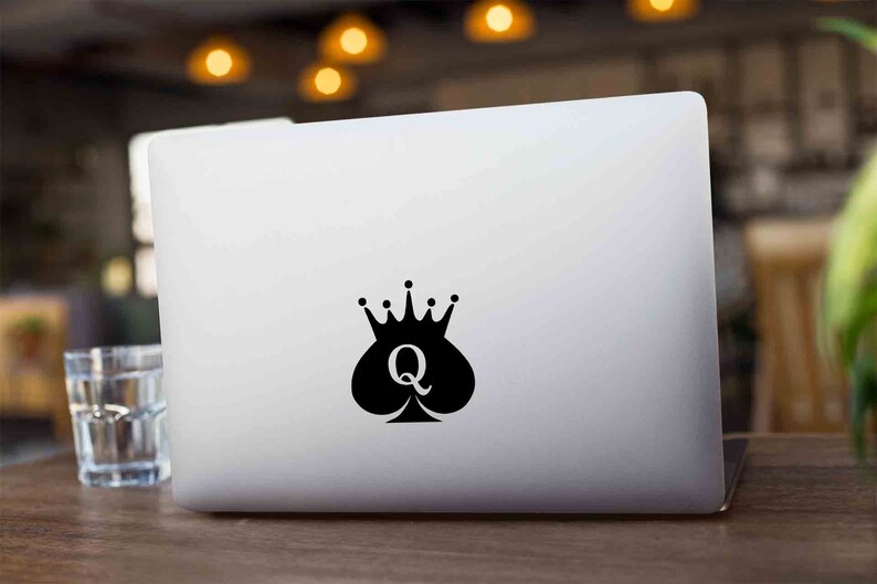 Queen of Spades Vinyl Sticker Decal Qos Car Decal Queen of Etsy