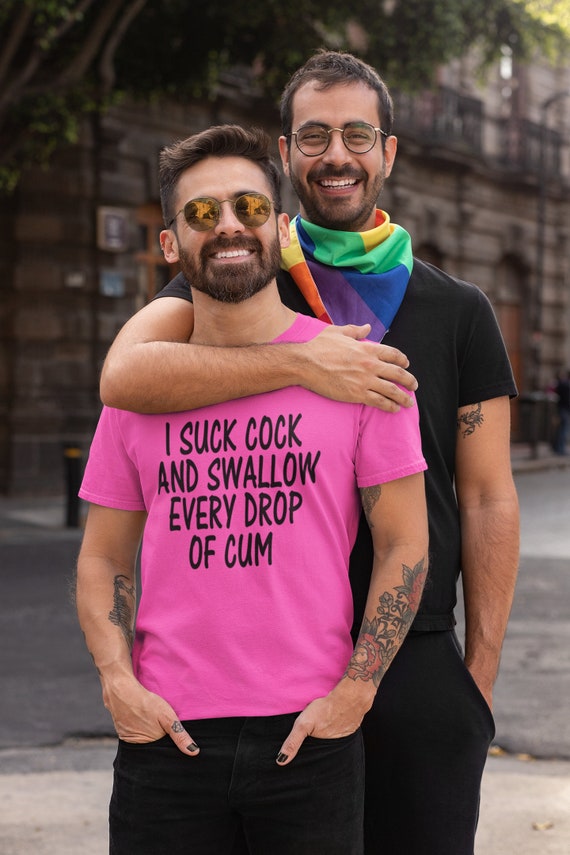 Best Cock Sucking Swallow - I Suck Cock Swallow Every Drop of Cum LGBT Shirt Gay - Etsy