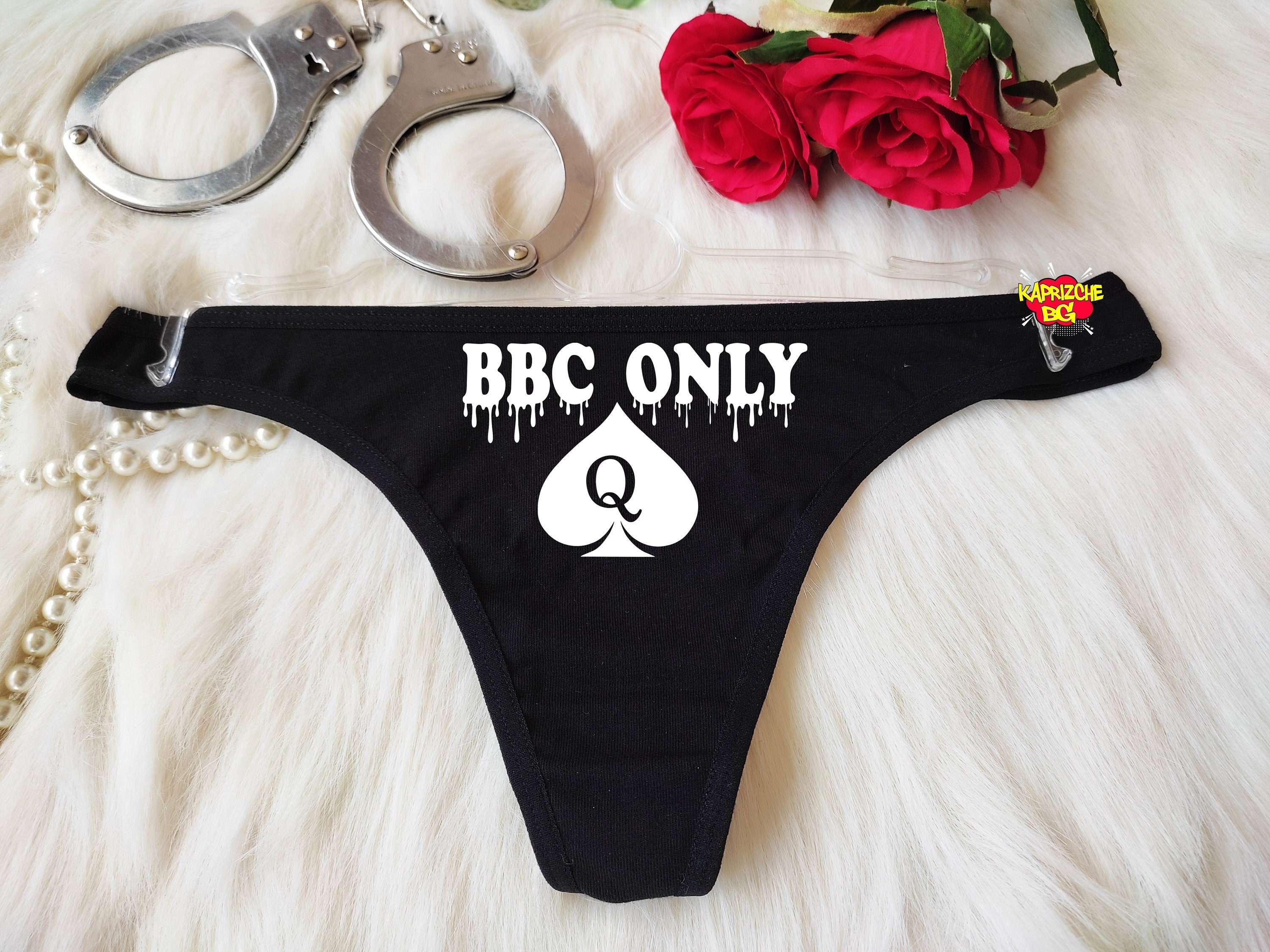 Queen of Spades Pantiesqos Thong BBC Pantiesnaughty Panty - Etsy Israel