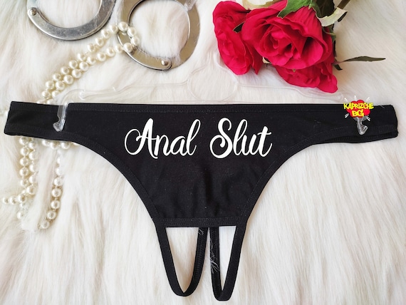Anal Slut Panties Open Crotched Panty Sexy Thong Panties Panty Open Crotch  Lingerie Slut Thong Hotwife Cloth Personality Gift