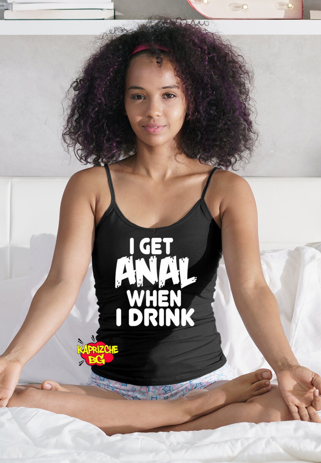 Cute Crop Top Vest - Sleeveless Cotton Tank For Women With Princess Design