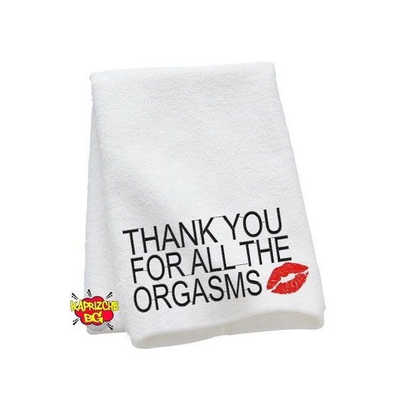 Thank You Wash Cloths Set of 3 - Sex Wash Cloths Set of 3- Valentines Wash  Cloths - Cum Rags