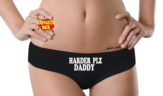 Yes Daddy Harder Please Boyshorts Panties , Sexy Cotton I Love Daddy Panty  , Custom Panties , Gift for Her , Hotwife Gift,naughty Underwear -   Canada