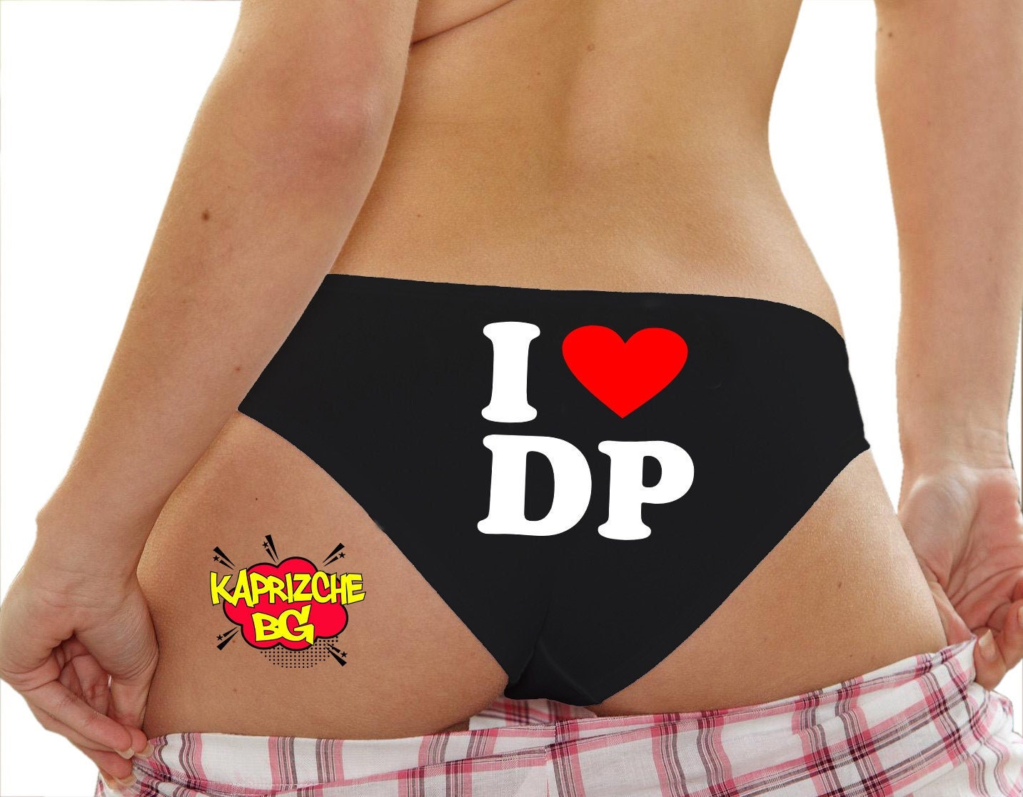 I Love DP Swinger Lifestyle QOS Panties Hotwife Panties