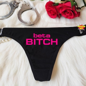 Beta Bitch,Sissy Boy Panties, Lingerie For Sissies, Cuckold Lingerie , Sexy Sissy Panties ,Naughty Femboy Thong, Submissive Panty, Mistress