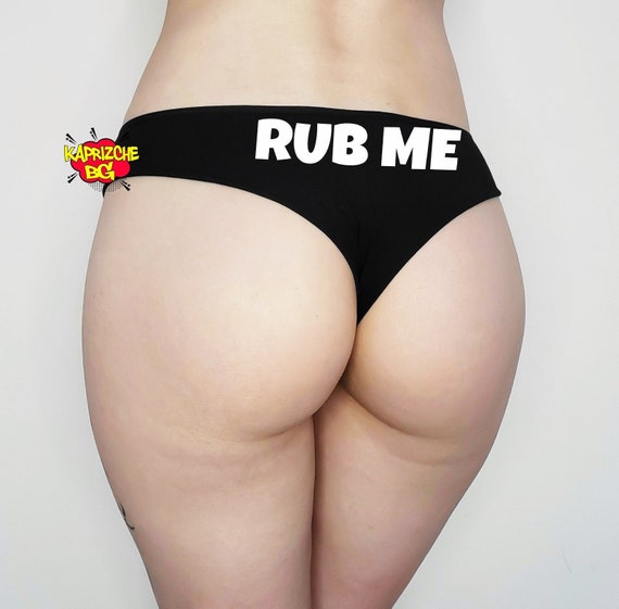 Rub Me, Qos Panties, Cuckold Panty, Naughty Panties,kinky Lingerie, Erotic  Lingerie,boyshort Thongs, Fetish Panties, DDLG Clothing 