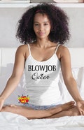 Blowjob Queen Camisole , Oral Sex , Cami Tank Top , DDLG Hot Wife Clothing , Camisole Naughty Lingerie , Set Of Cami Thong Bikini Boyshorts