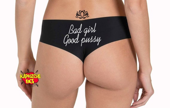 Hot Naked Girls Pussys Models - Bad Girl Good Pussy Black Sexy Cotton Boyshorts custom - Etsy Finland