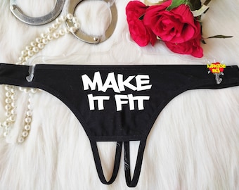 Make It Fit Höschen, Qos Panty, QOS Tanga, Queen Of Spades, Hot Wife Kleidung, Bbc Tanga, Ddlg Dessous, Tanga Unterwäsche, Sexy Geschenk