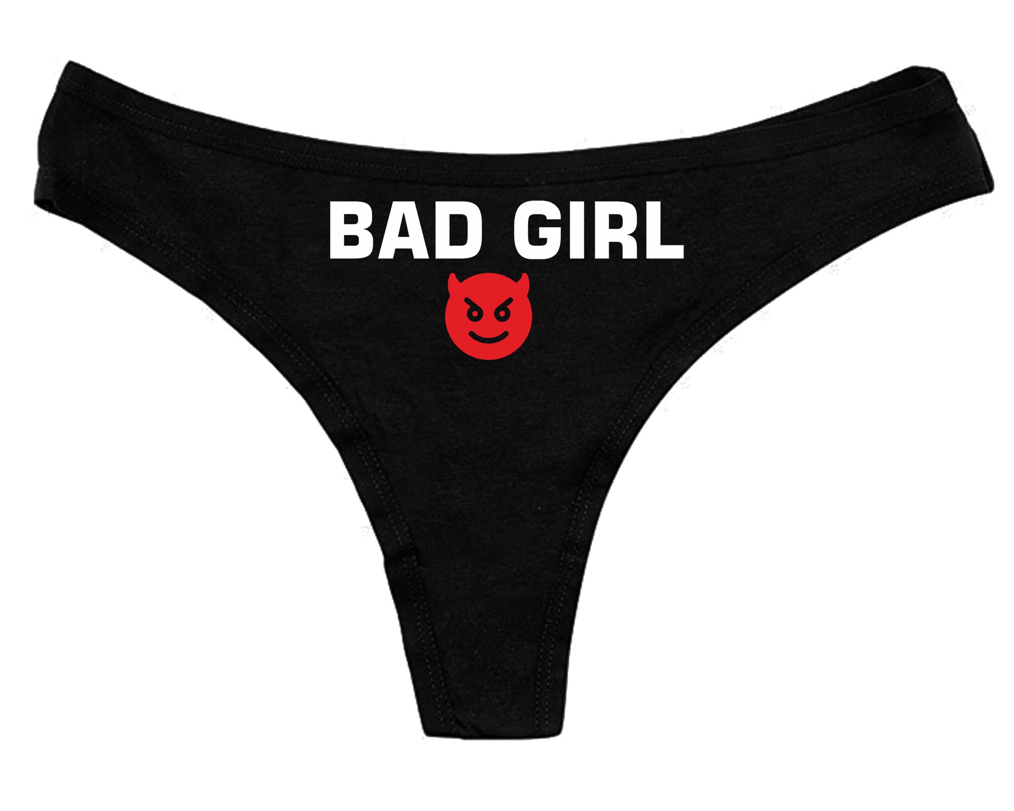 Bad Girl Thong Custom Personalized Custom Panties Gift Etsy