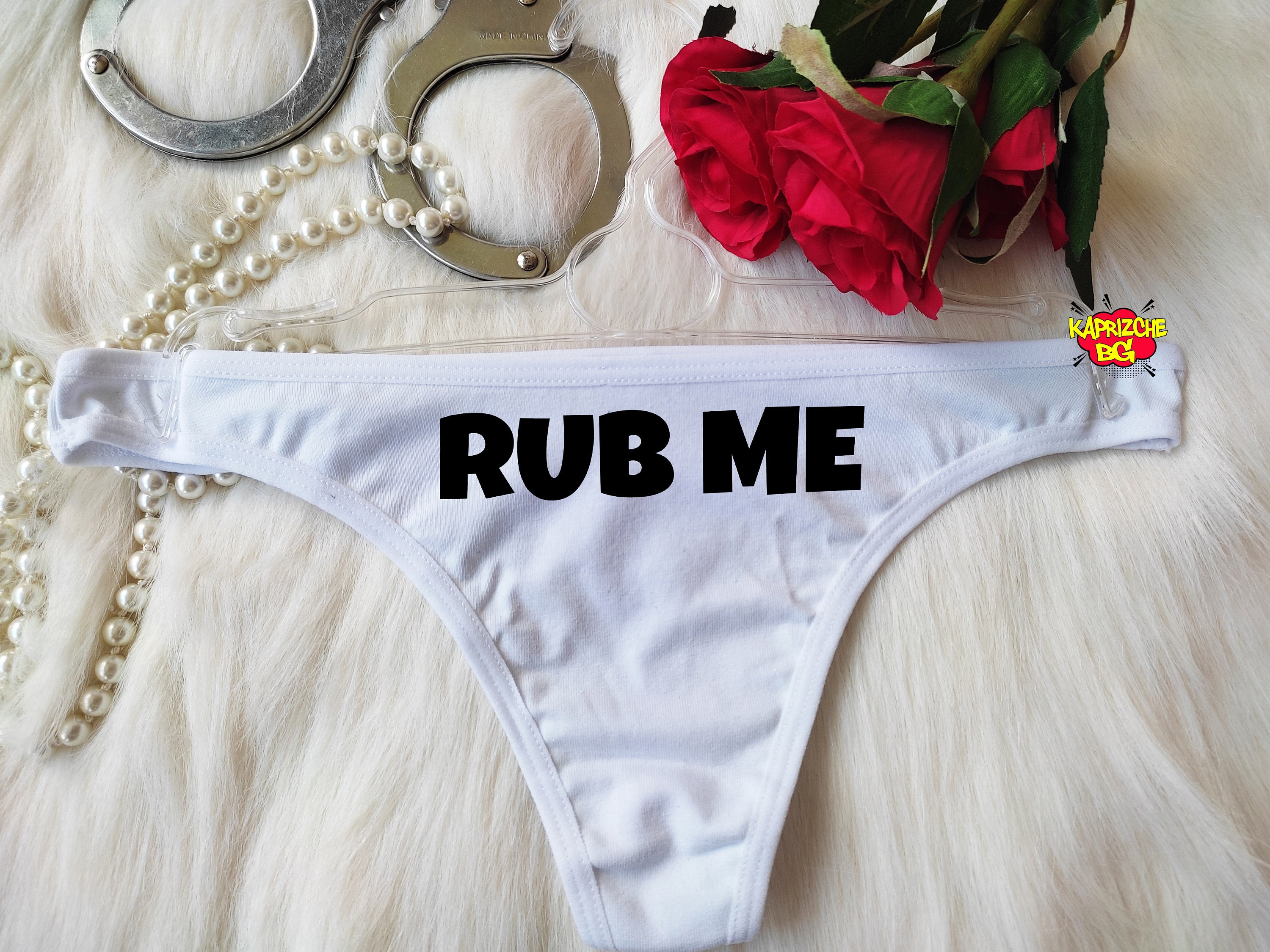 Rub Me, Fetish Underwear,submissive Panty,crotchless Panti