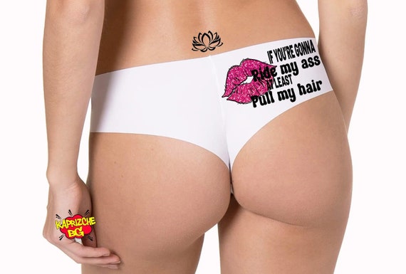 Pull My Hair Booty Shorts ,funny Boyshorts , Sexy Lingerie , Sexy Slutty ,  Gift for Hotwife , Booty Panty , Womens Underwear ,valentines Day - Etsy