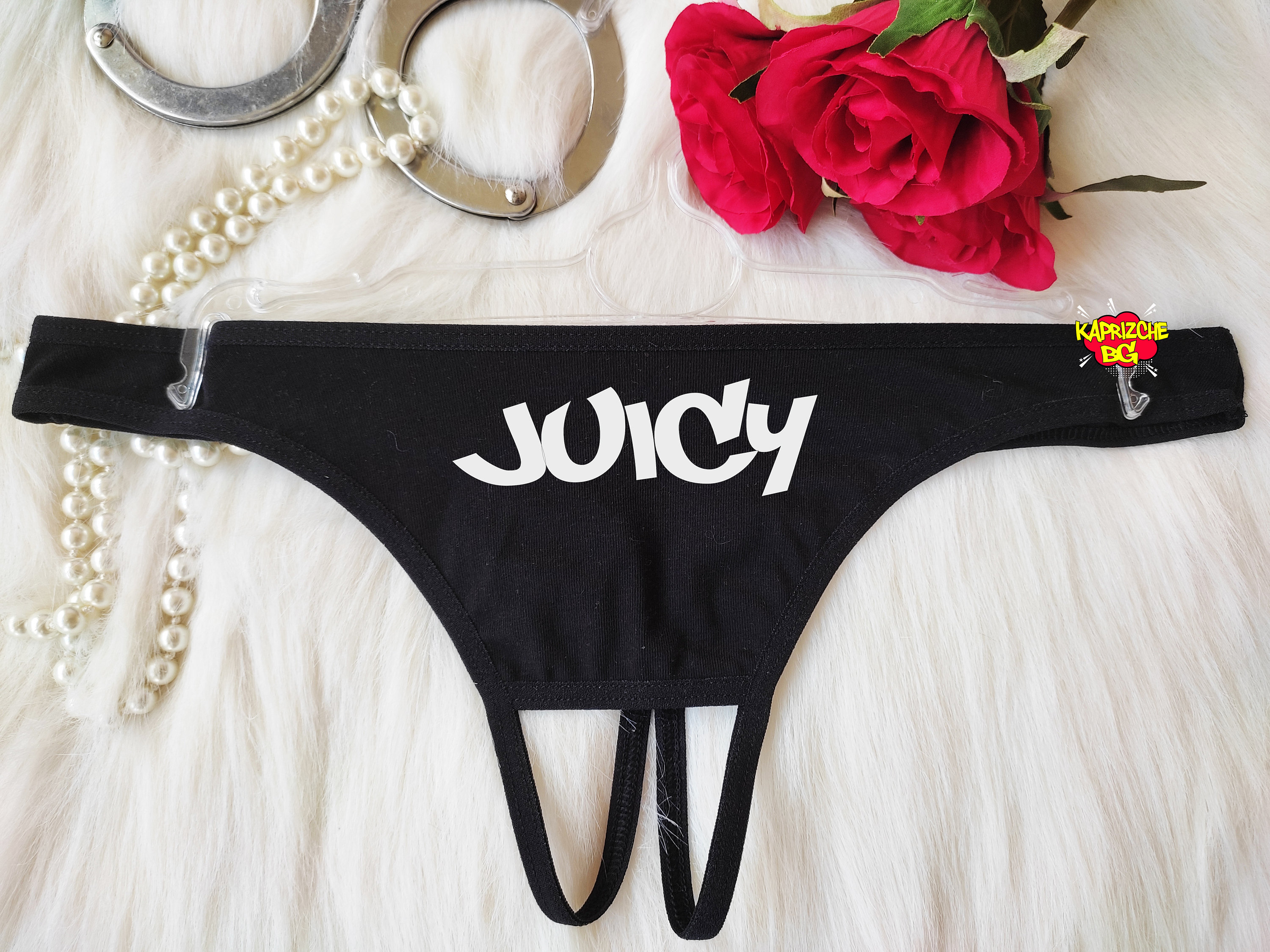 Juicy Sexy Thong Panties,g-string,thong Bikini,custom Panties,bachelorette  Gift,gift for Her,gif for Hot Wife,valentine Day Gift 