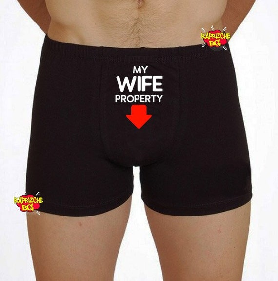 Property of my wife - shopping online for men funny underwear with